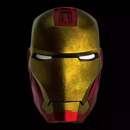 Iron Man Helmet 3D model Iron Man Helmet 3D model