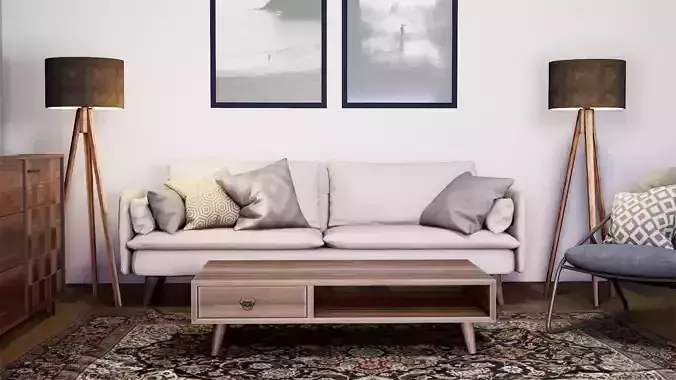 furniture set 1 sofa with pillows