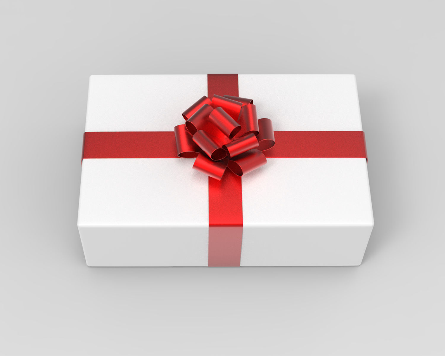 Gift box - 3 colors 3D model_7