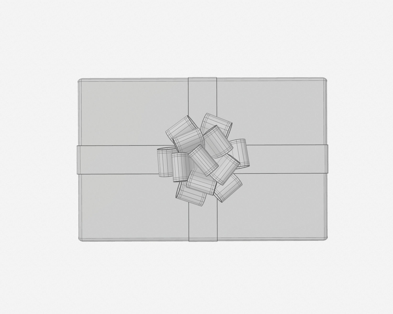 Gift box - 3 colors 3D model_11