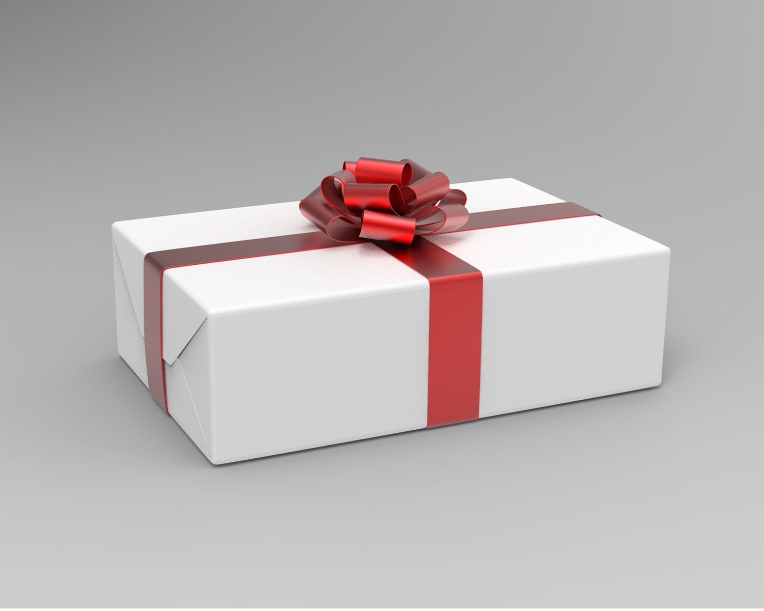 Gift box - 3 colors 3D model_9