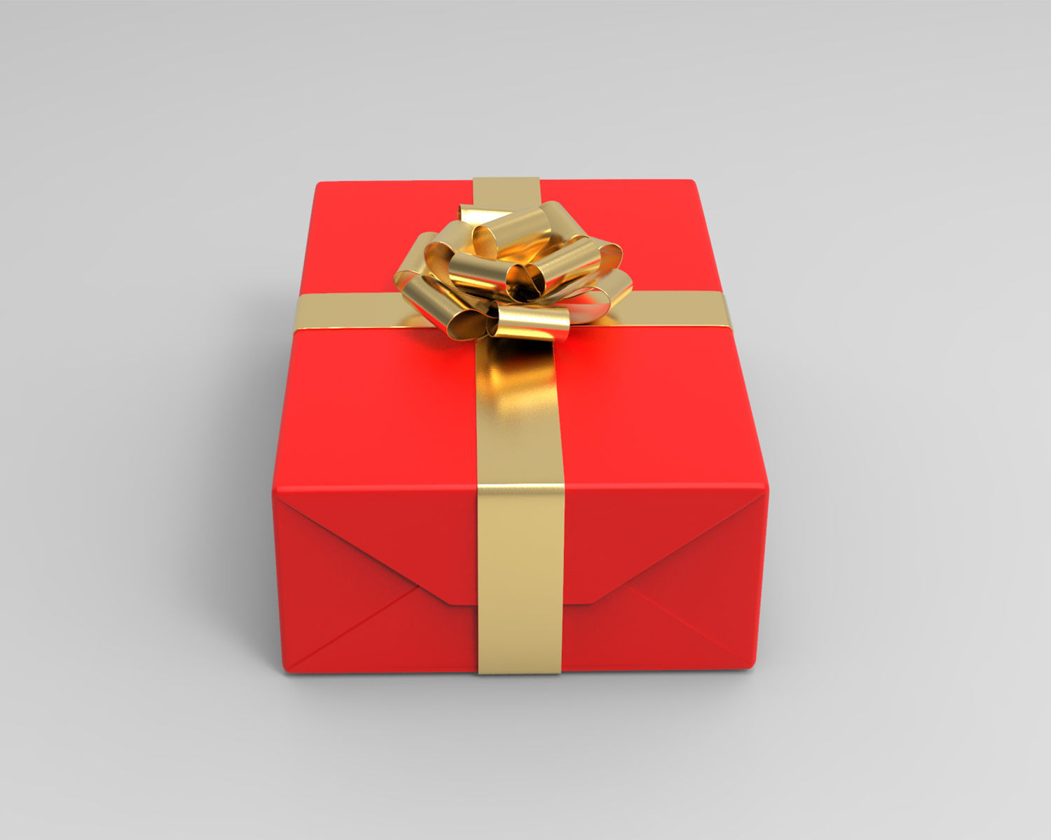 Gift box - 3 colors 3D model_4