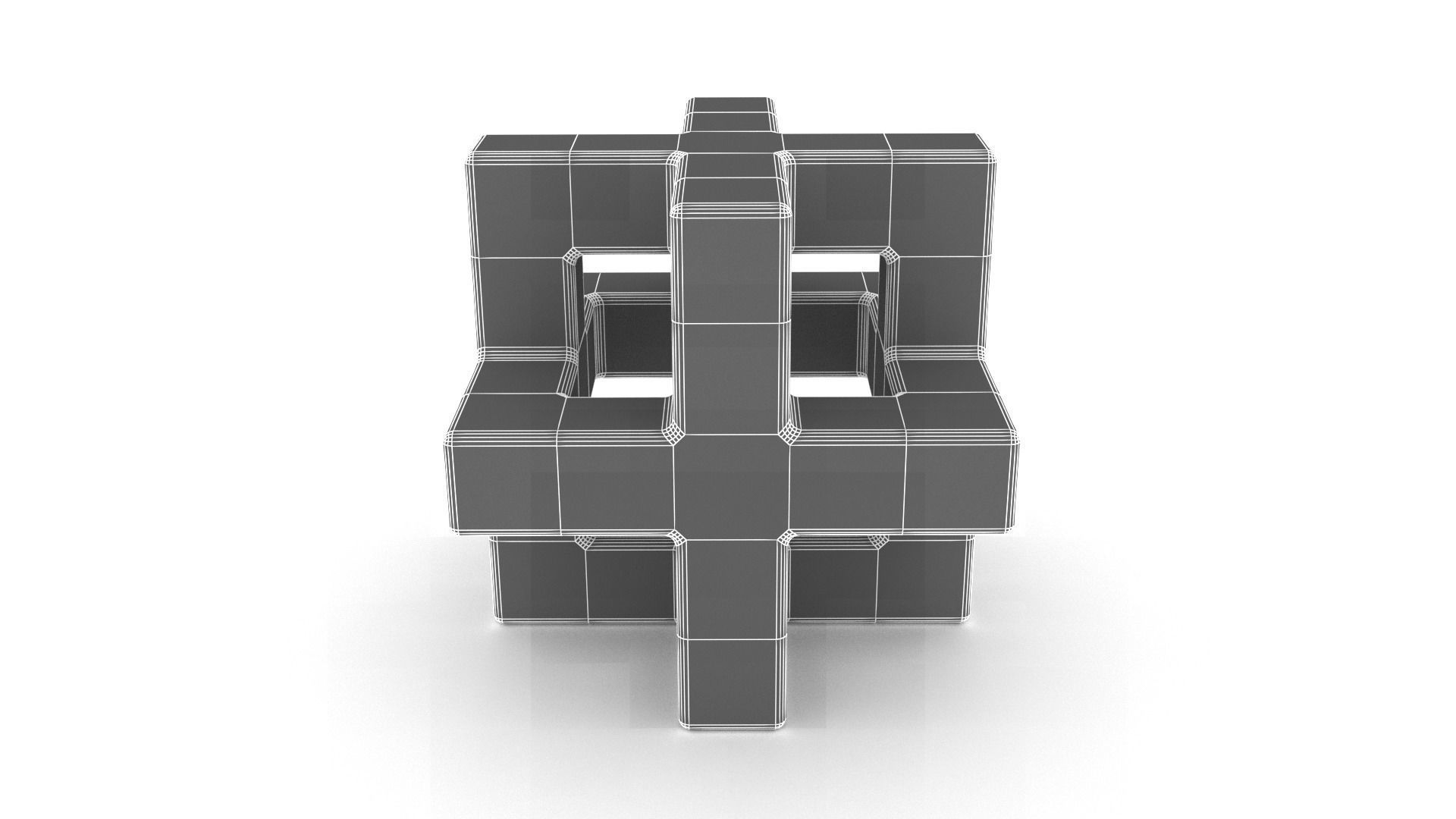 x-cube 3D print model_4