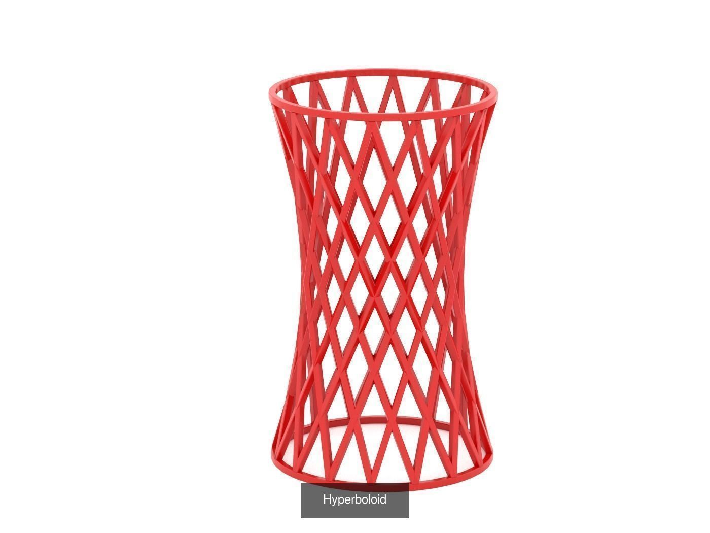 Mathermatical art Klein bottle Mobius Strip Triquetra 3D Model Collection_4