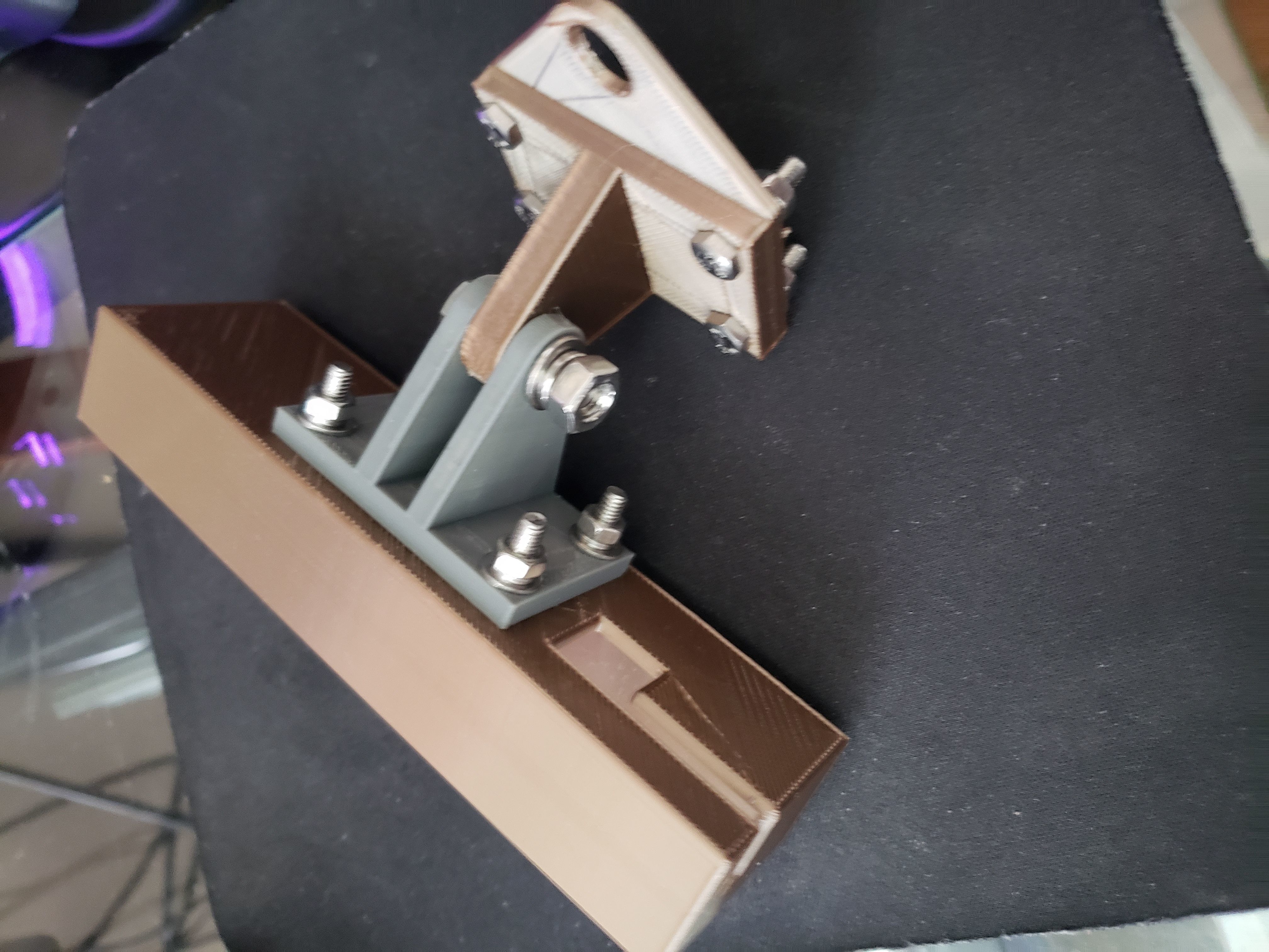 Yaesu FT-7100M Radio Head Mount 3D print model_6