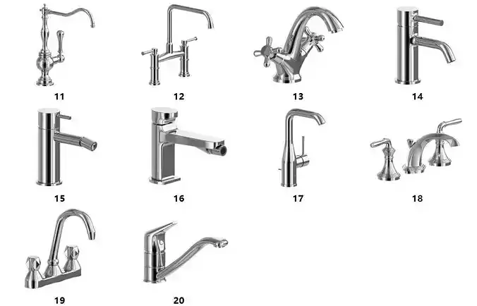 10 Faucet Pack Collection 