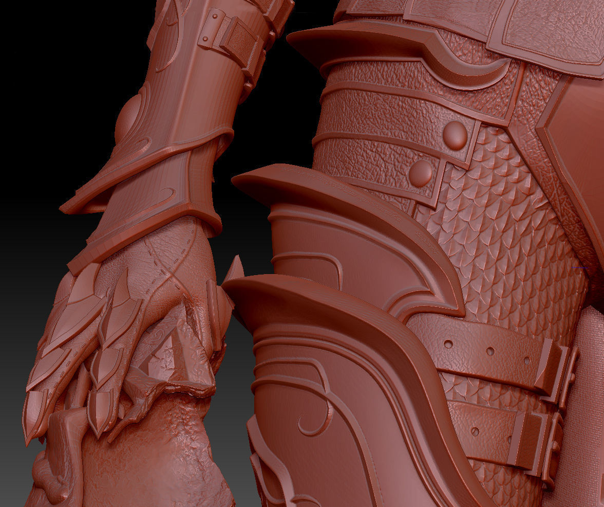 Sylvanas windrunner Shadowlands statue 3D print model_27