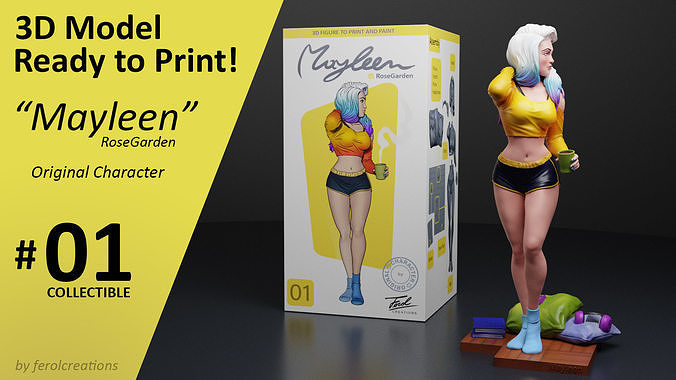 Mayleen Collectible 01 by Ferolcreations 3D print model
