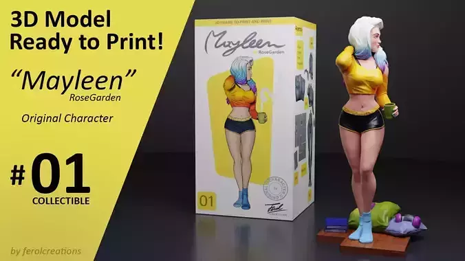 Mayleen Collectible 01 by Ferolcreations 3D print model