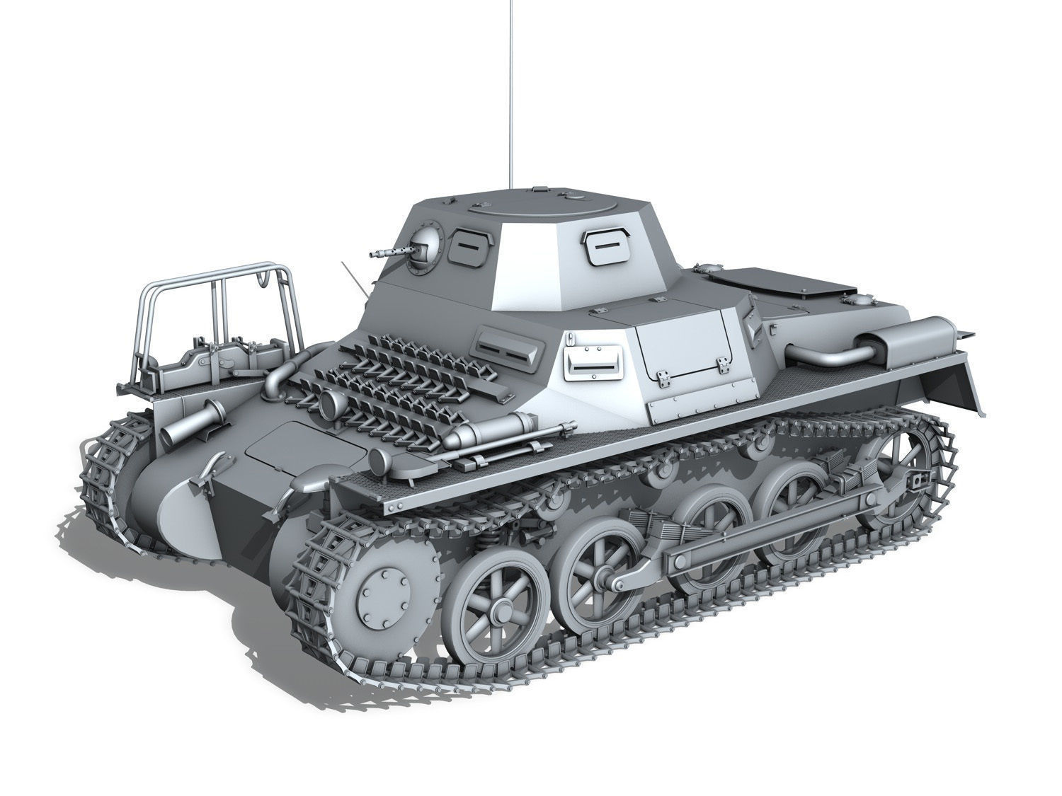 SDKFZ 265 - klPzBefWg - Ausf A  3D model_2