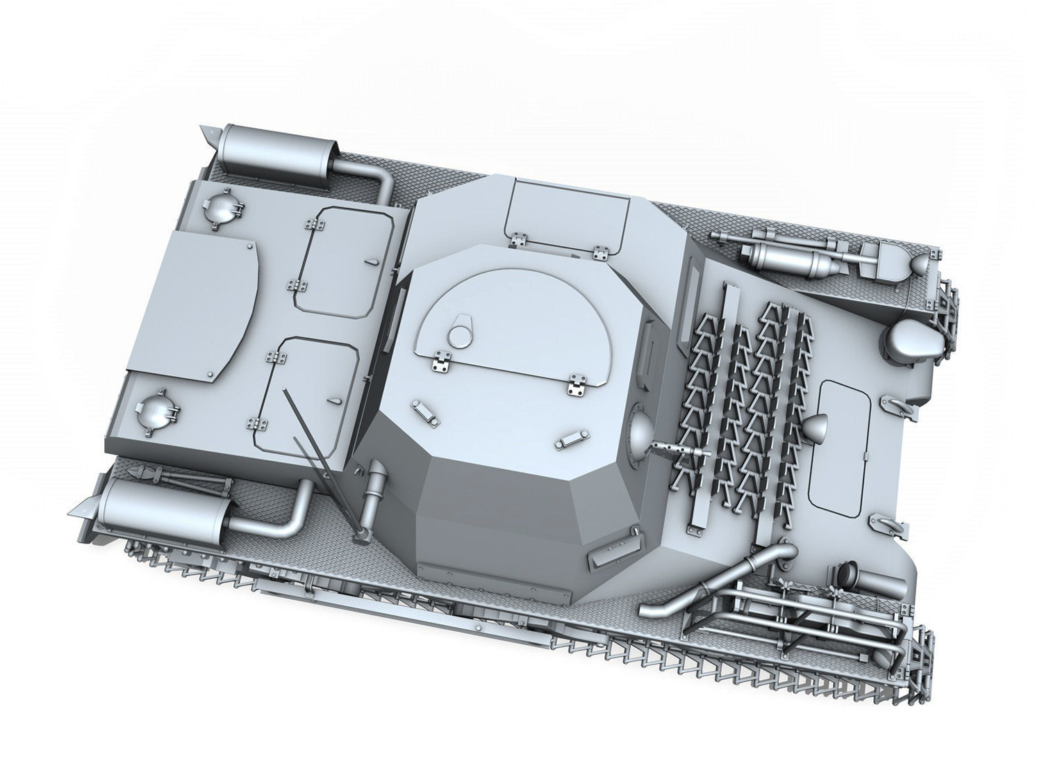 SDKFZ 265 - klPzBefWg - Ausf A  3D model_8