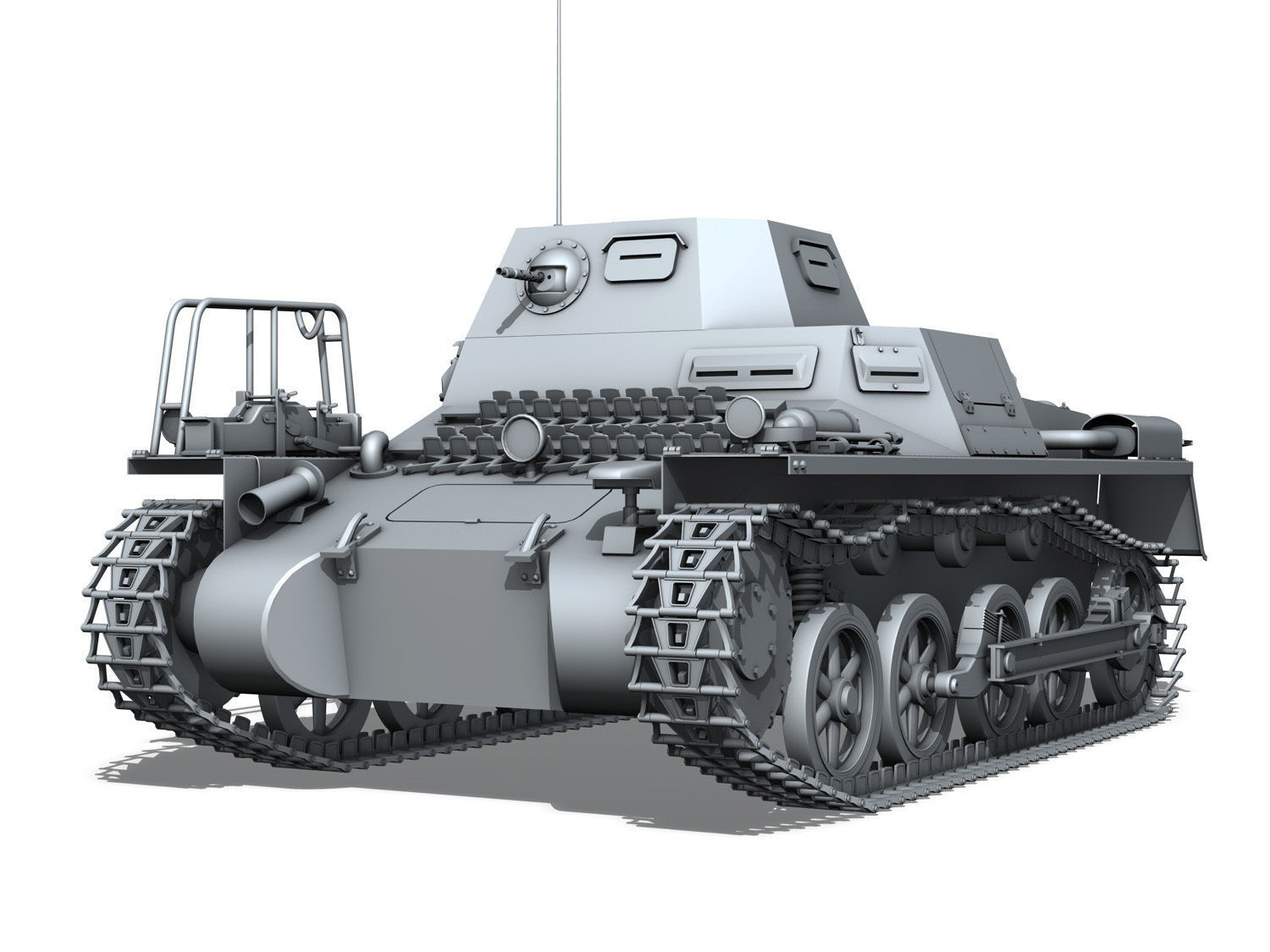 SDKFZ 265 - klPzBefWg - Ausf A  3D model_1