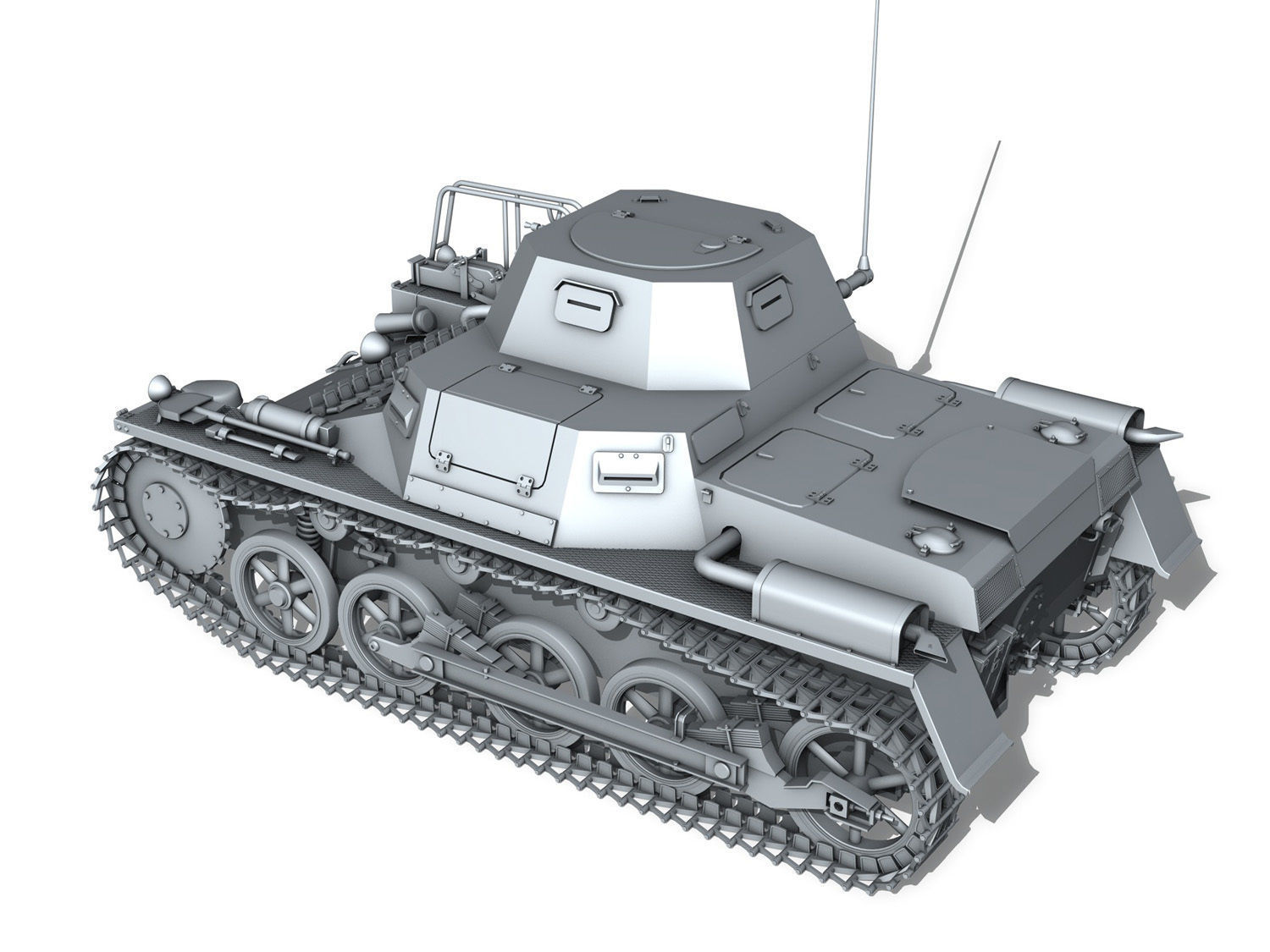 SDKFZ 265 - klPzBefWg - Ausf A  3D model_3
