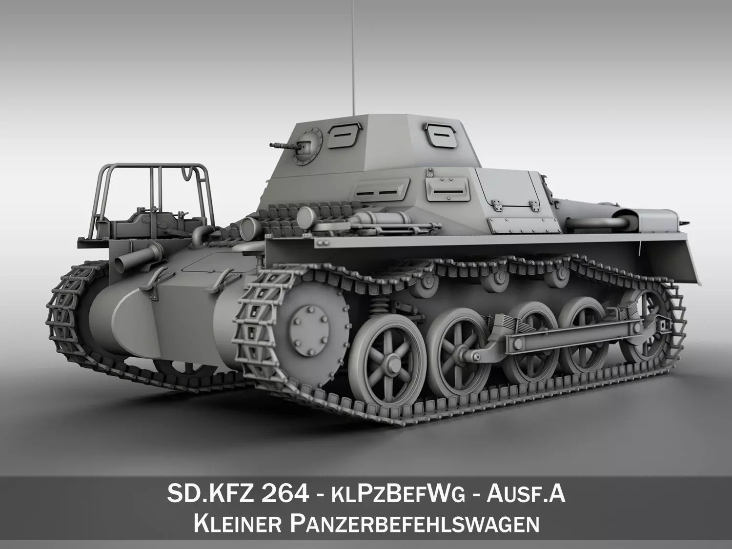 SDKFZ 265 - klPzBefWg - Ausf A  3D model_0