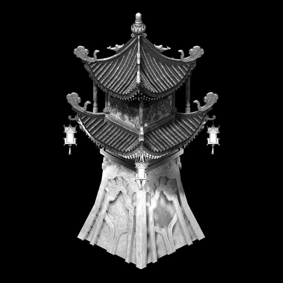 Security-Defense-Diaolou 25 3D model_2