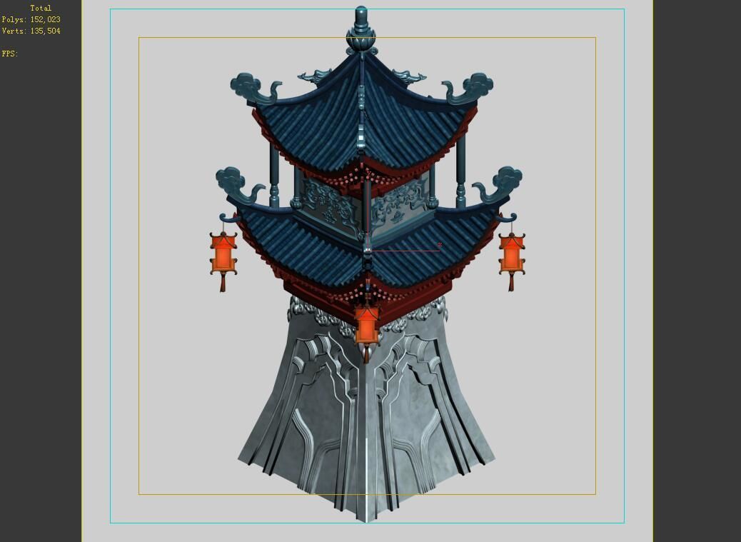 Security-Defense-Diaolou 25 3D model_4