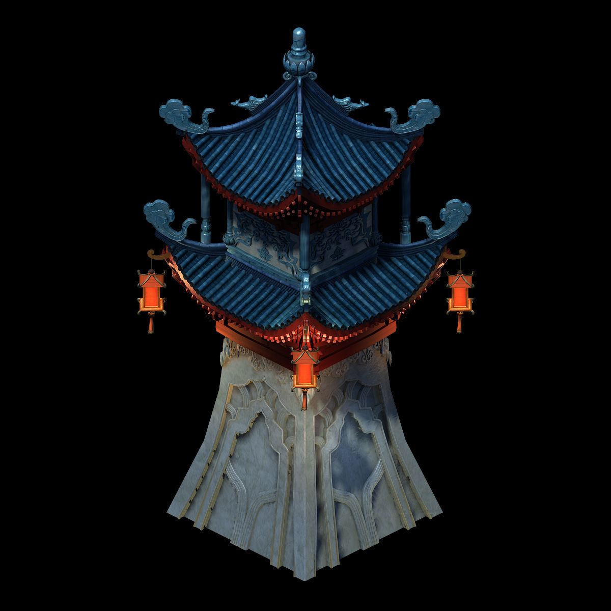 Security-Defense-Diaolou 25 3D model_1