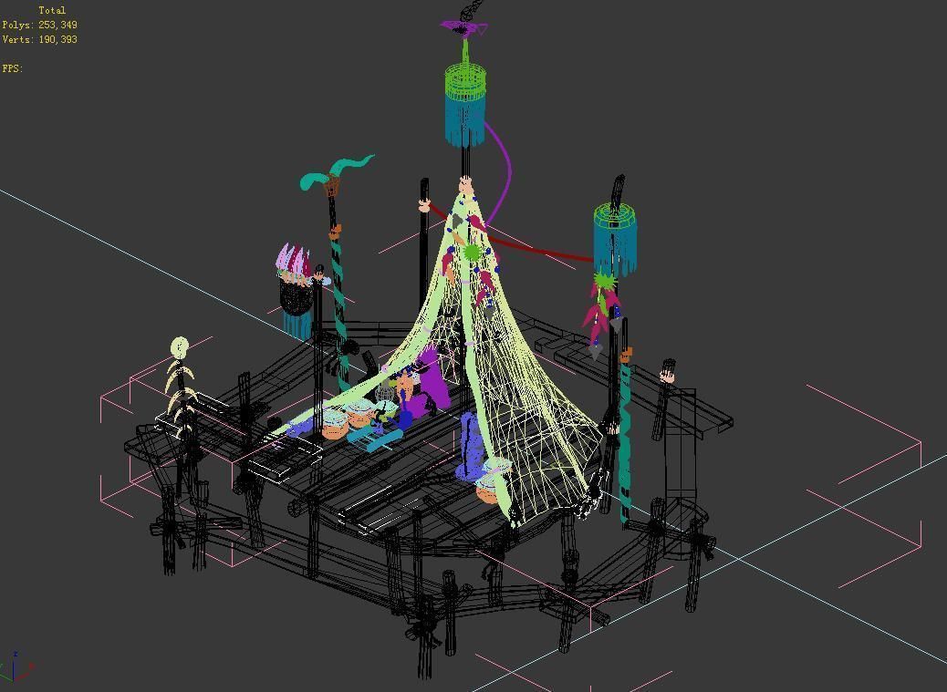 Aolai Kingdom-Wizard-Architecture 3D model_3