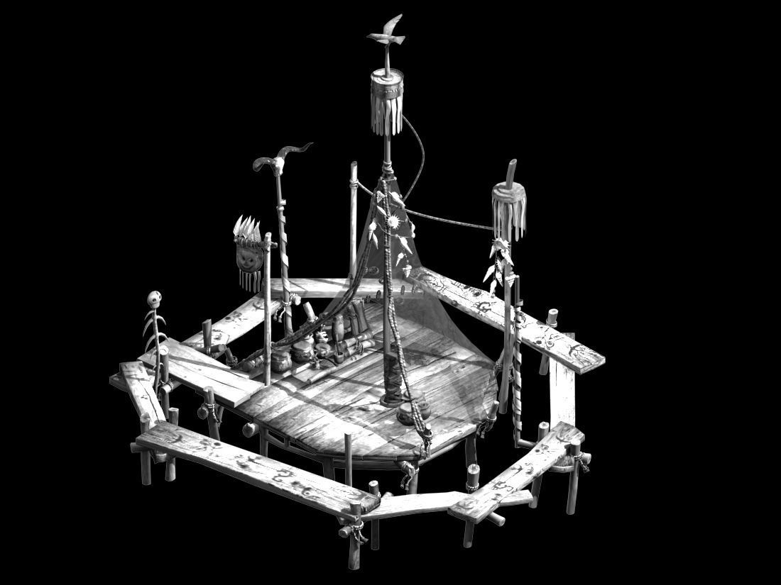 Aolai Kingdom-Wizard-Architecture 3D model_2