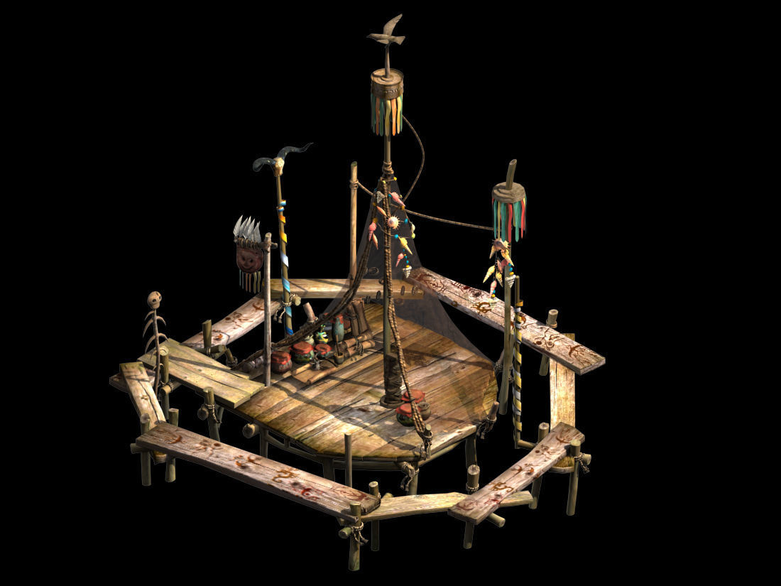 Aolai Kingdom-Wizard-Architecture 3D model_1