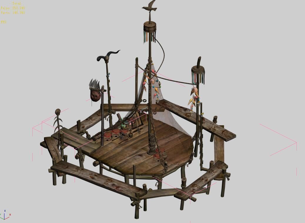 Aolai Kingdom-Wizard-Architecture 3D model_4