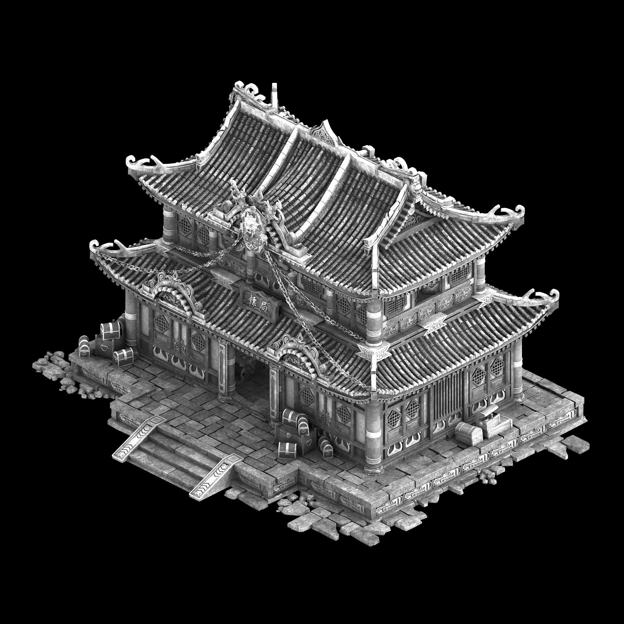 Baihua Valley-Bodyguard Company 01 3D model_2