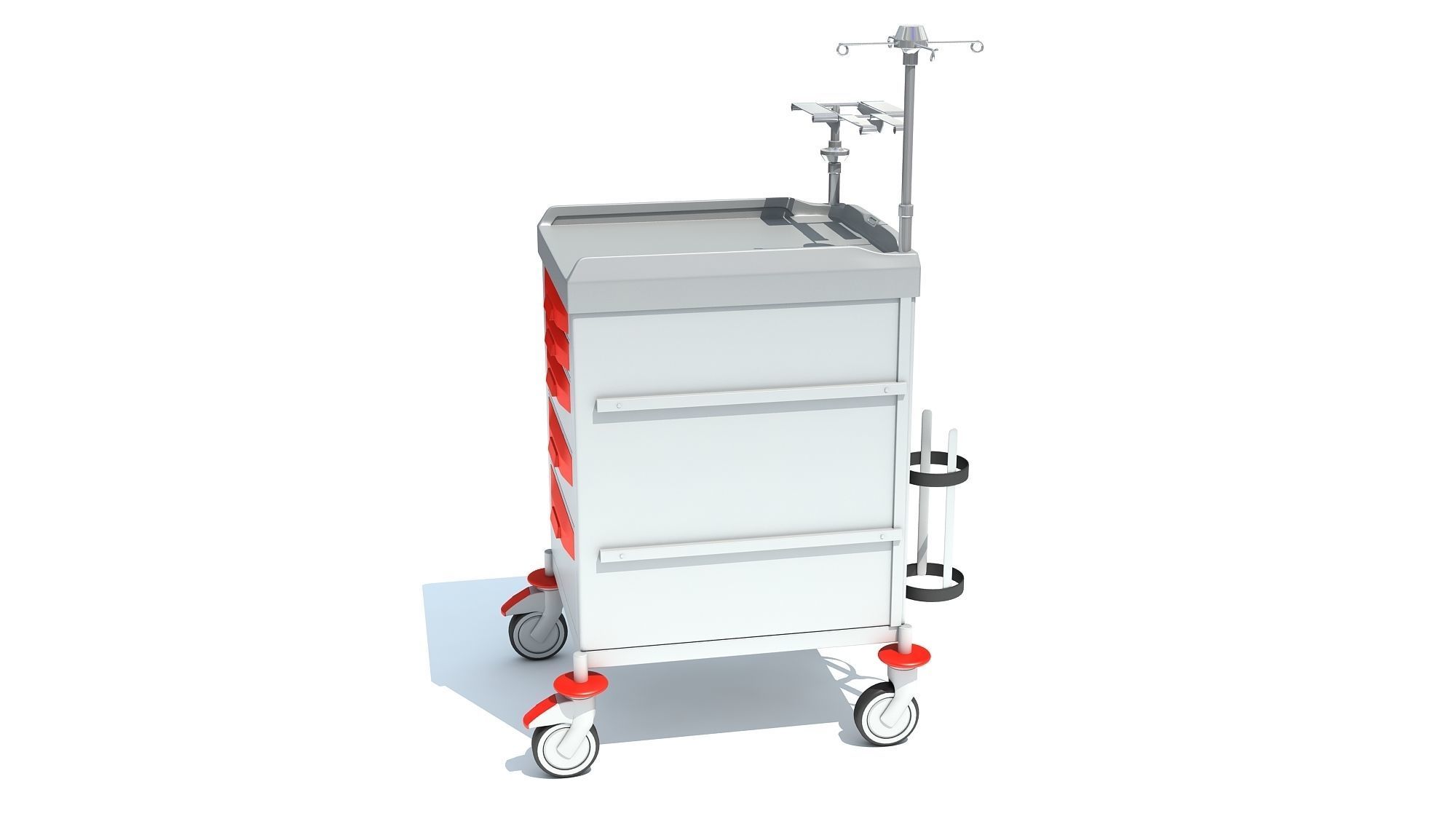 Emergency Trolley 3D model_1