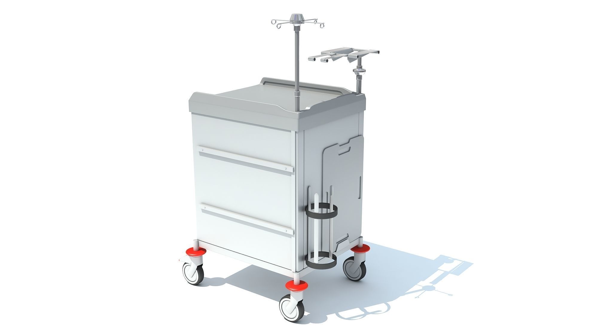 Emergency Trolley 3D model_2