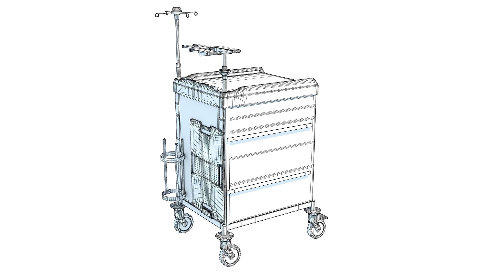 Emergency Trolley 3D model_11