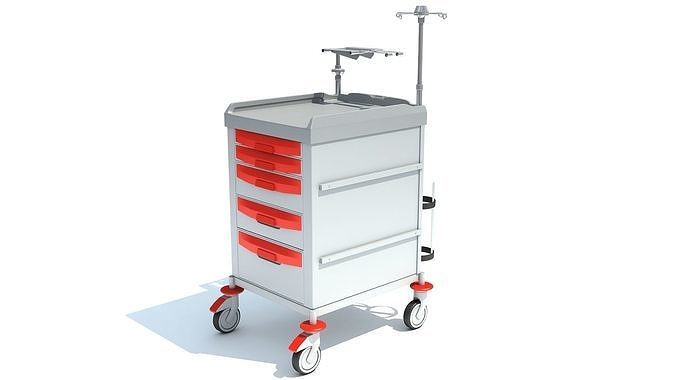 Emergency Trolley 3D model