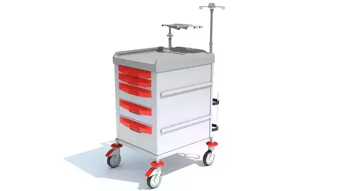 Emergency Trolley 3D model