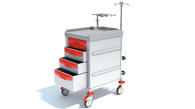 Cleaning Trolley 3D model