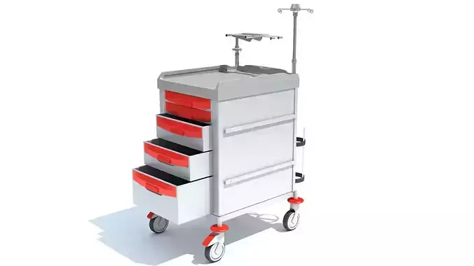 Cleaning Trolley 3D model