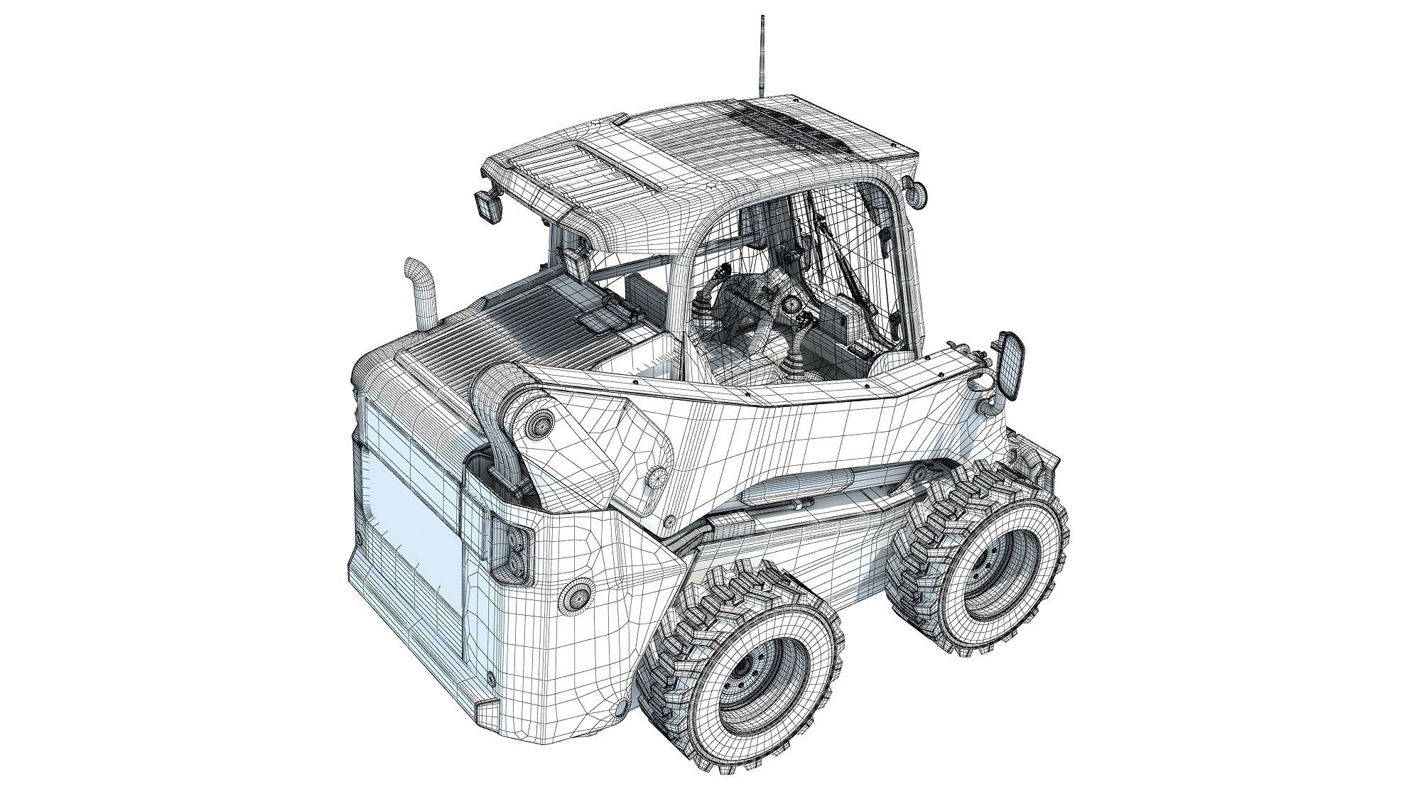 Skid Steer Loader 3D model_15