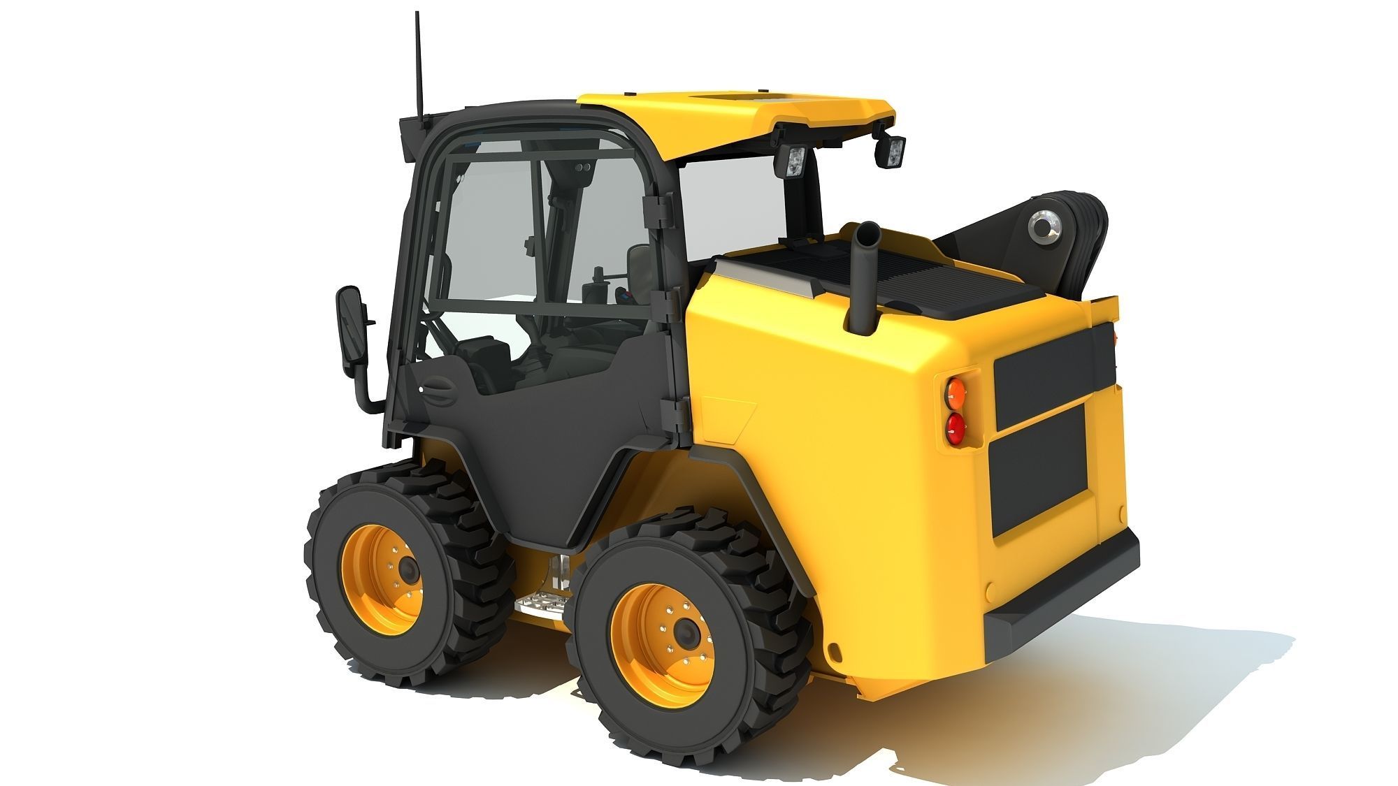 Skid Steer Loader 3D model_3