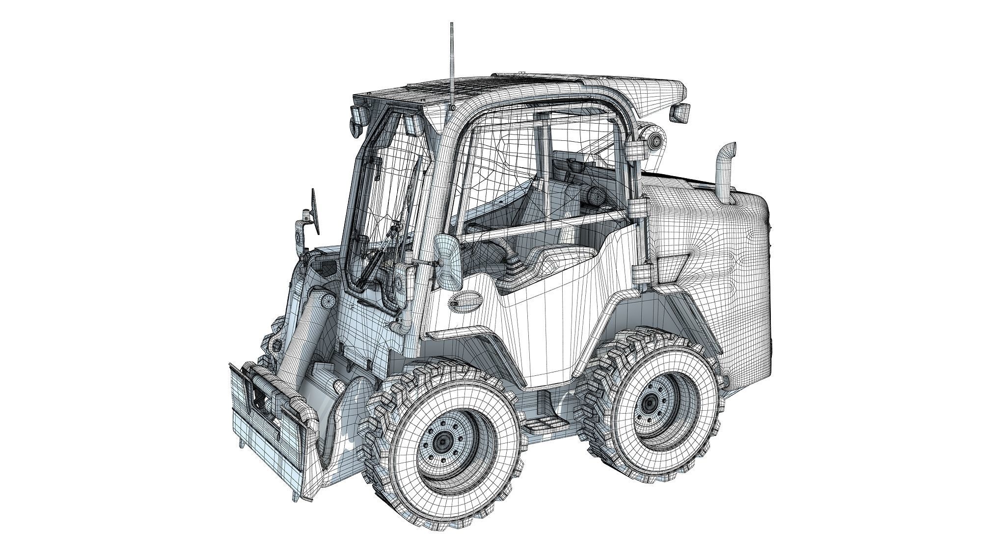 Skid Steer Loader 3D model_13