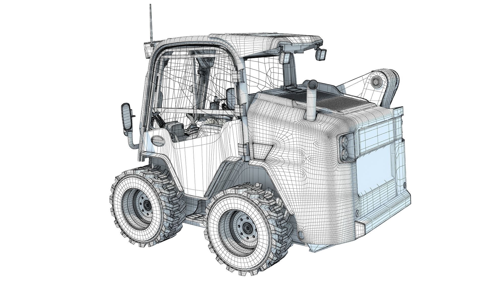 Skid Steer Loader 3D model_14