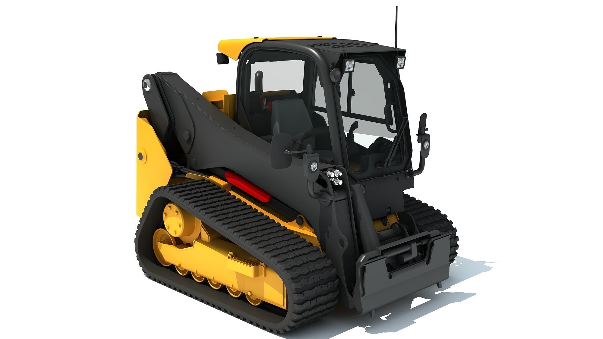 Mini Skid Steer Loader 3D model_7