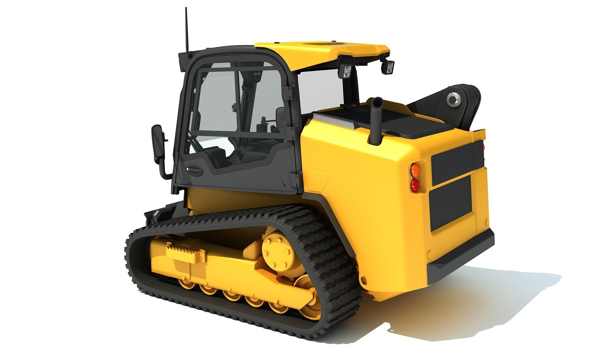 Mini Skid Steer Loader 3D model_3