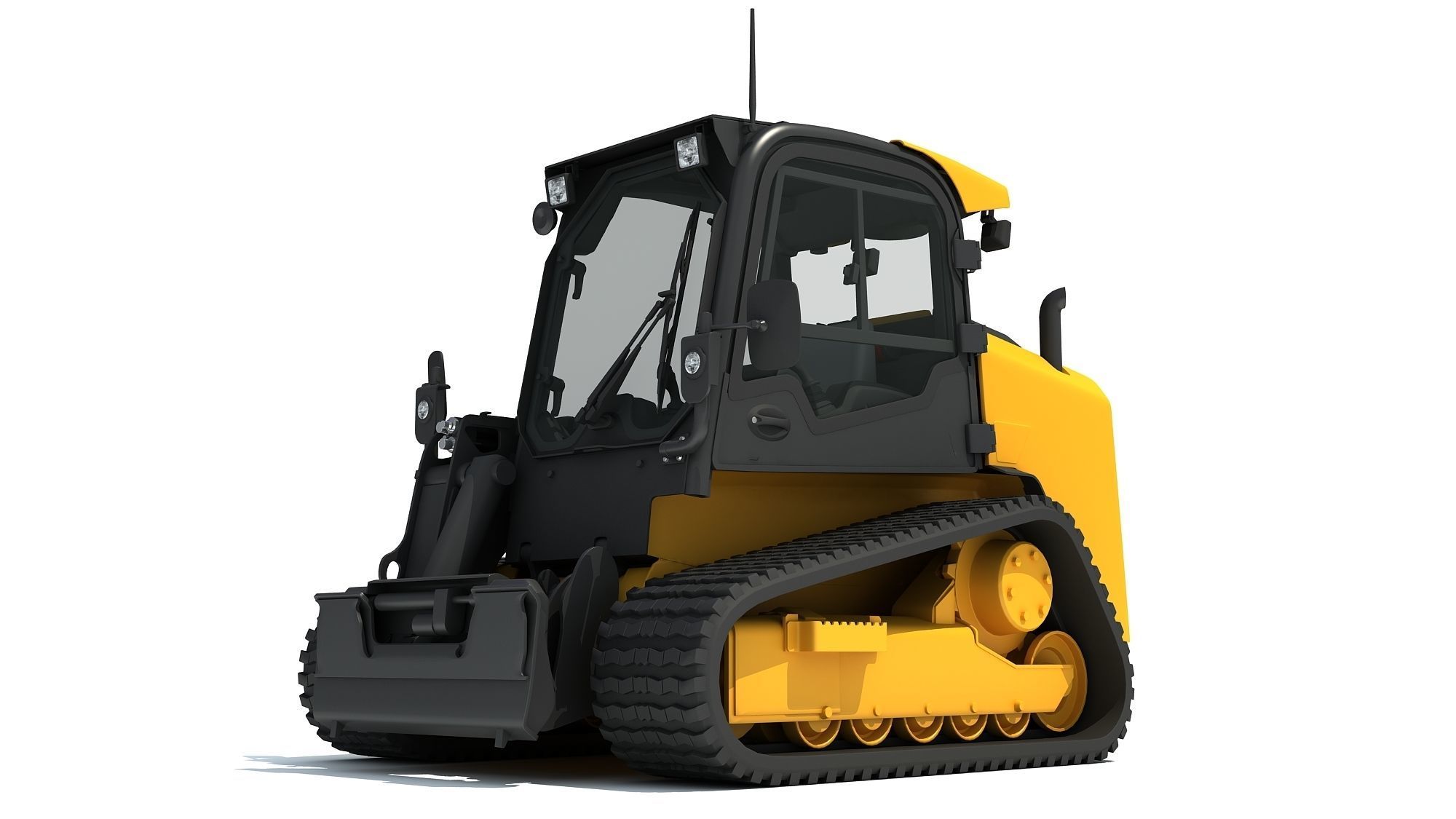 Mini Skid Steer Loader 3D model_9