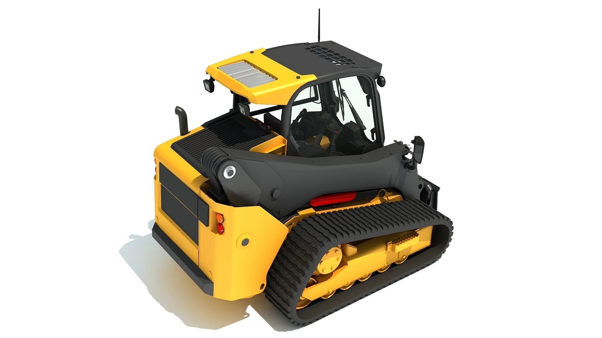 Mini Skid Steer Loader 3D model_6