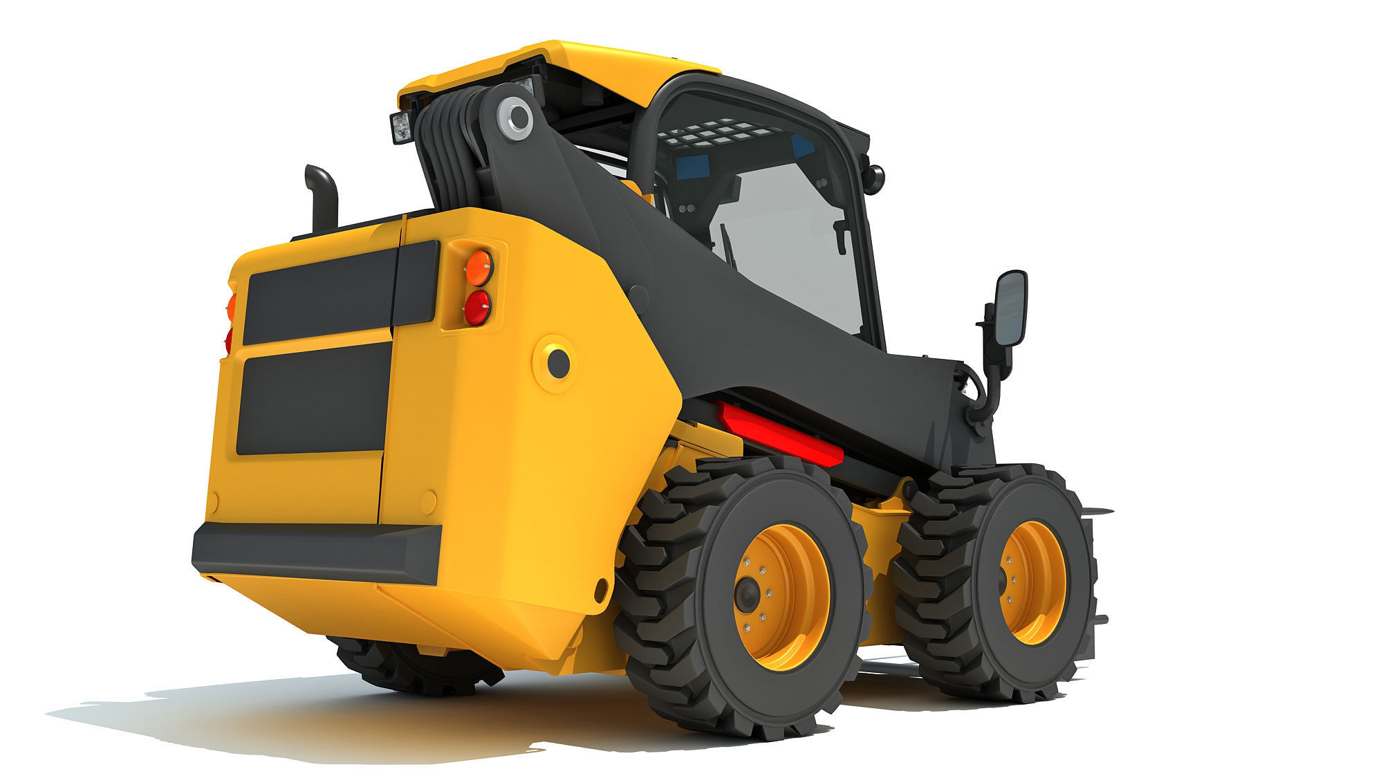 Skid Steer Loader Bale Fork 3D model_6