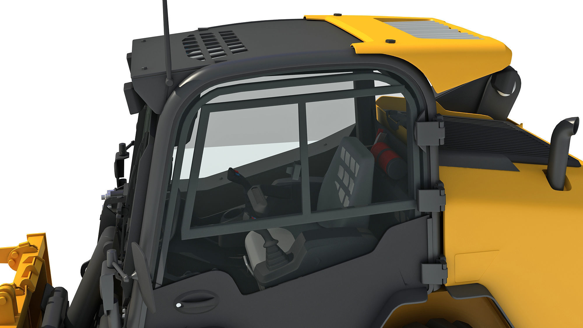 Skid Steer Loader Manure Fork 3D model_10