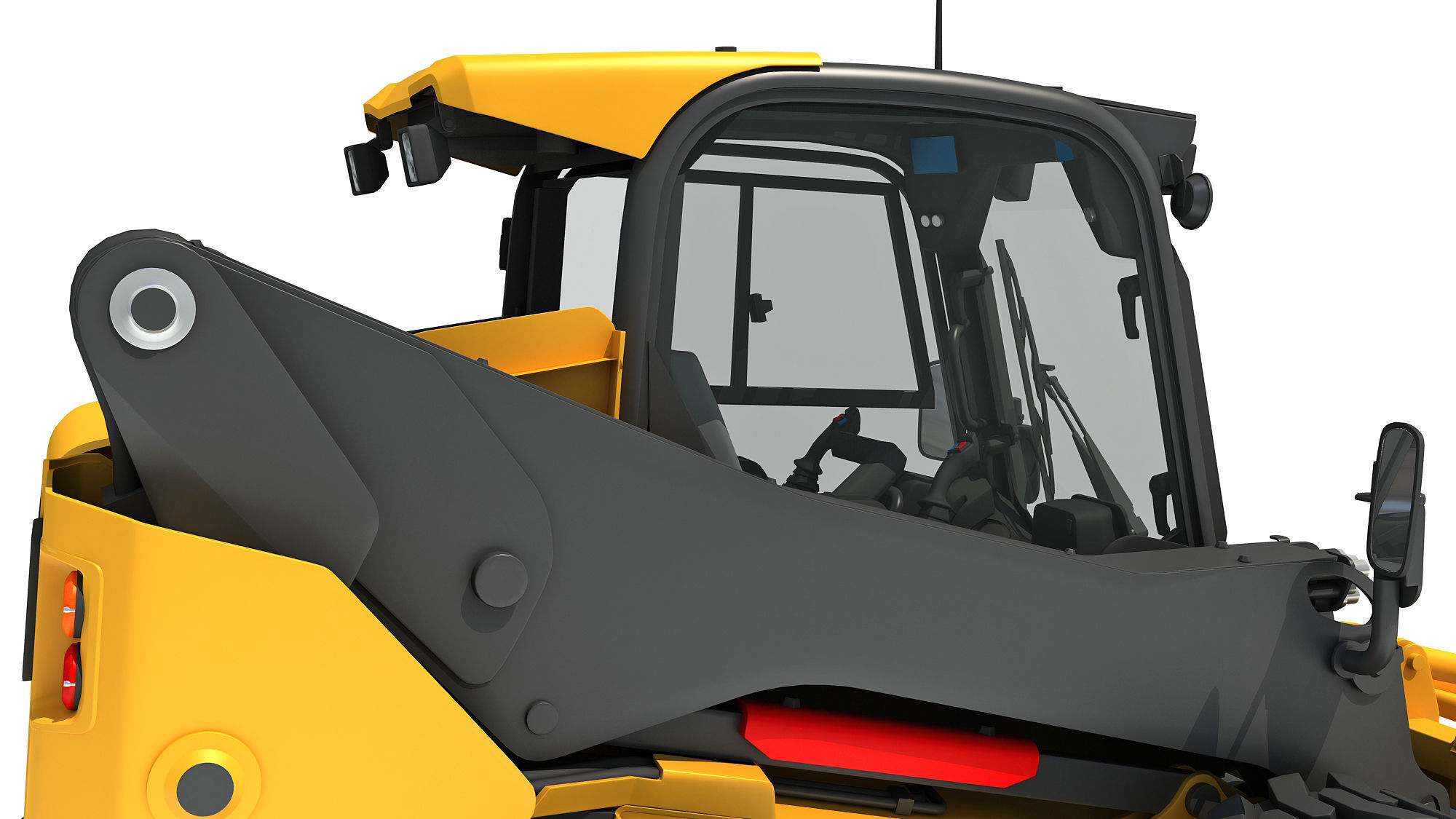 Skid Steer Loader Manure Fork 3D model_11