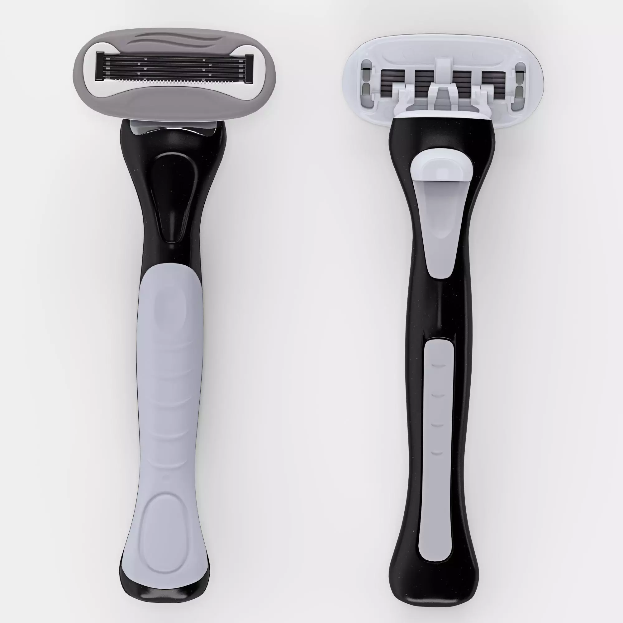 Custom razor Low-poly 3D model