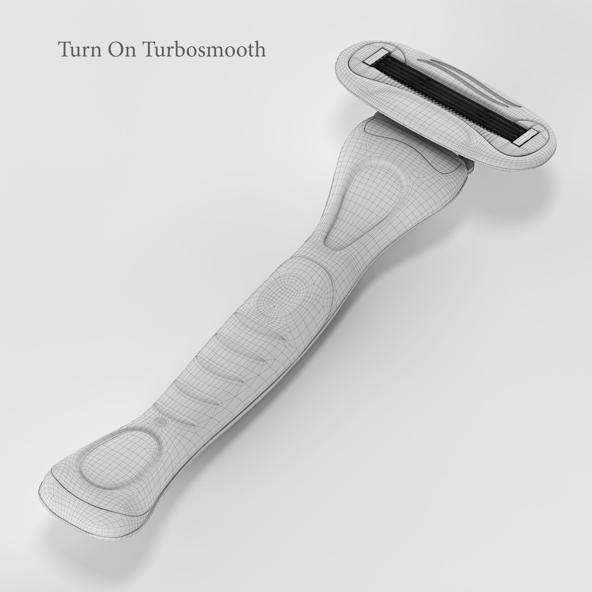 3D model Custom razor VR / AR / low-poly | CGTrader