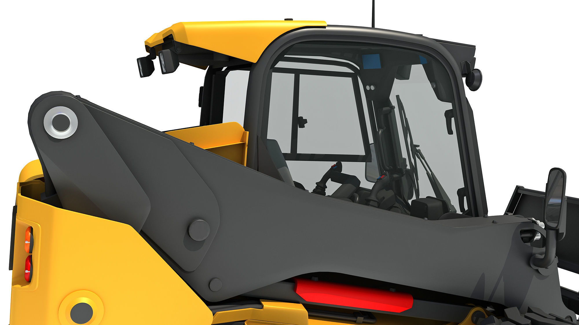 Skid Steer Loader Pallet Fork 3D model_11