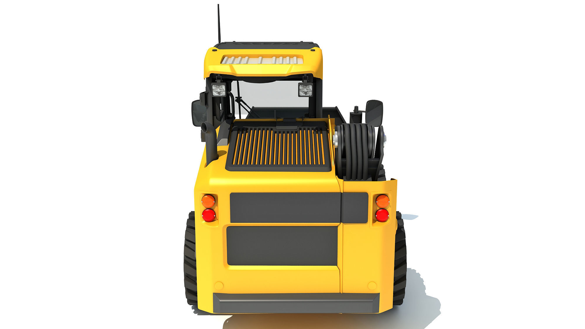 Skid Steer Loader Pallet Fork 3D model_4
