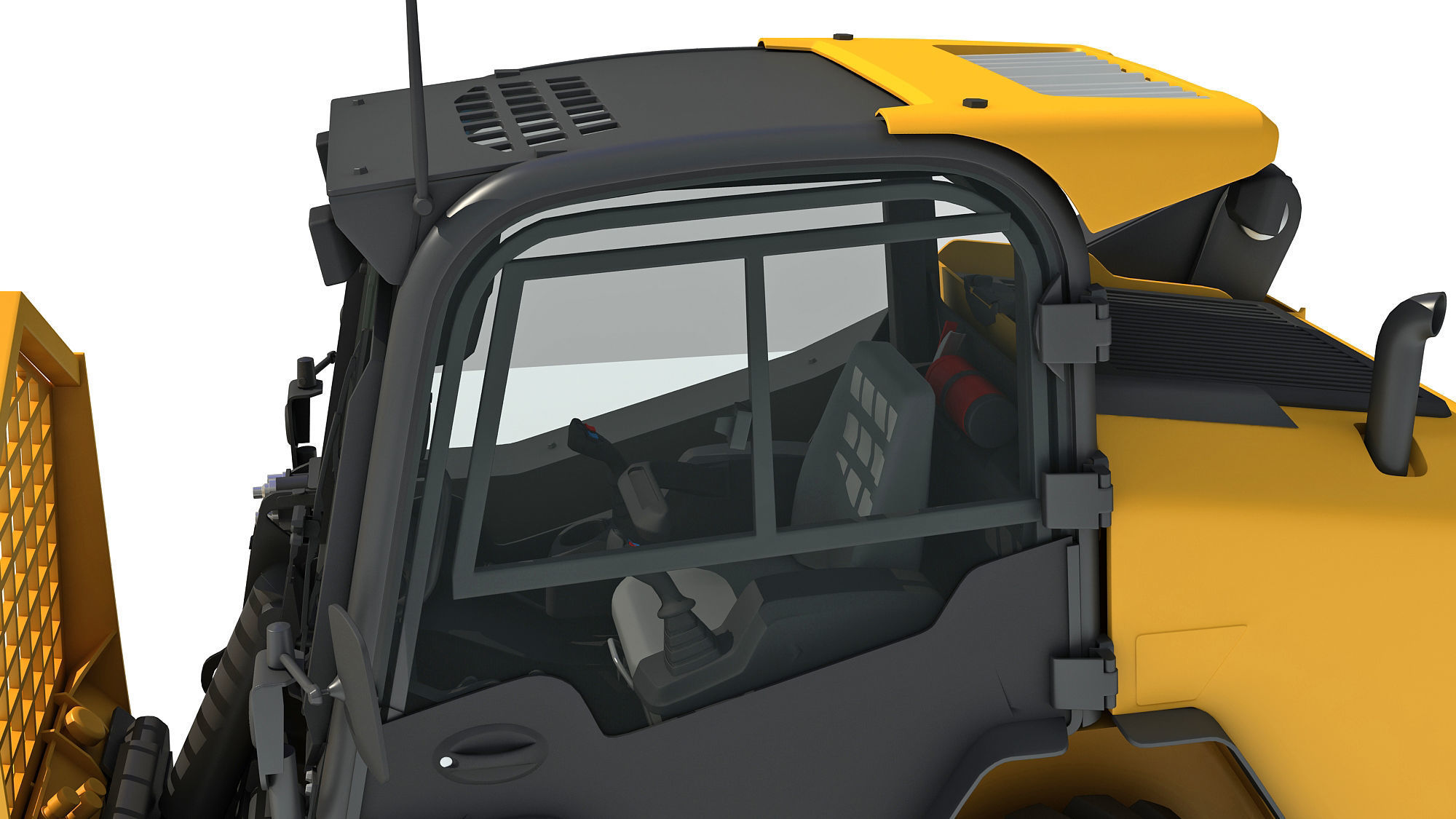 Tree Cutter Skid Steer Loader 3D model_10