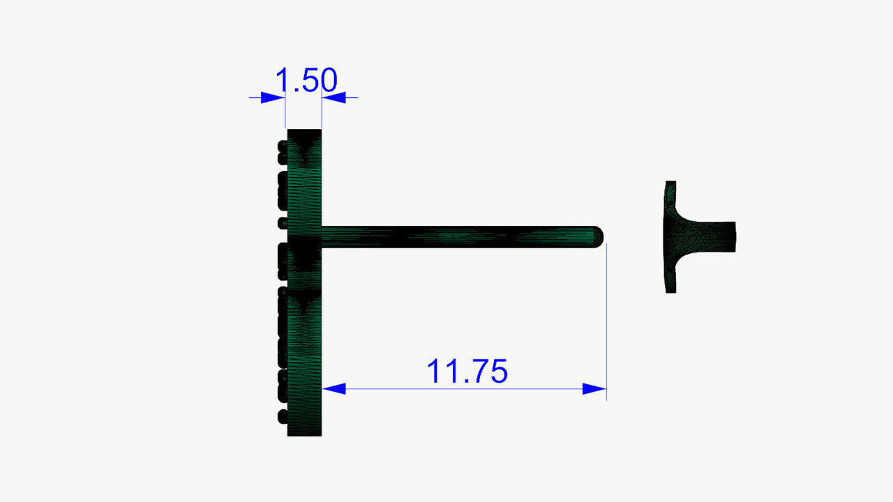 Hearts earrings 3D print model_13
